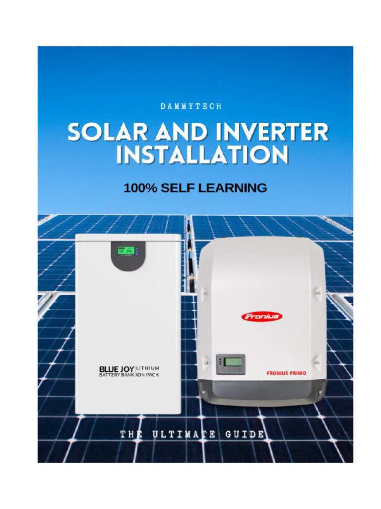 Solar and Inverter Installation Guide | PDF | Photovoltaics | Solar Cell