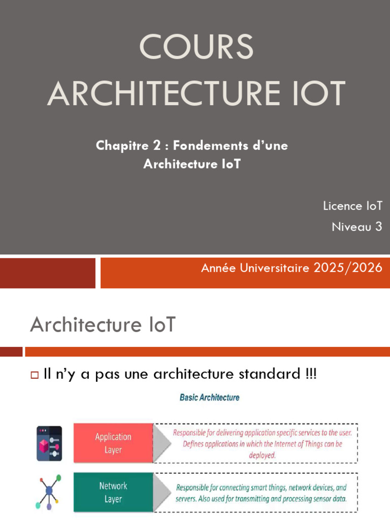 Architecture d'un Projet IoT | PDF | Cloud computing | Internet des objets
