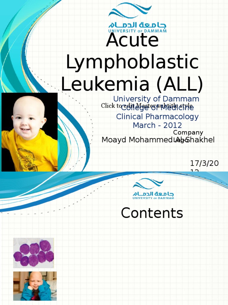 Acute Lymphoblastic Leukemia Overview | PDF | Leukemia | Therapy