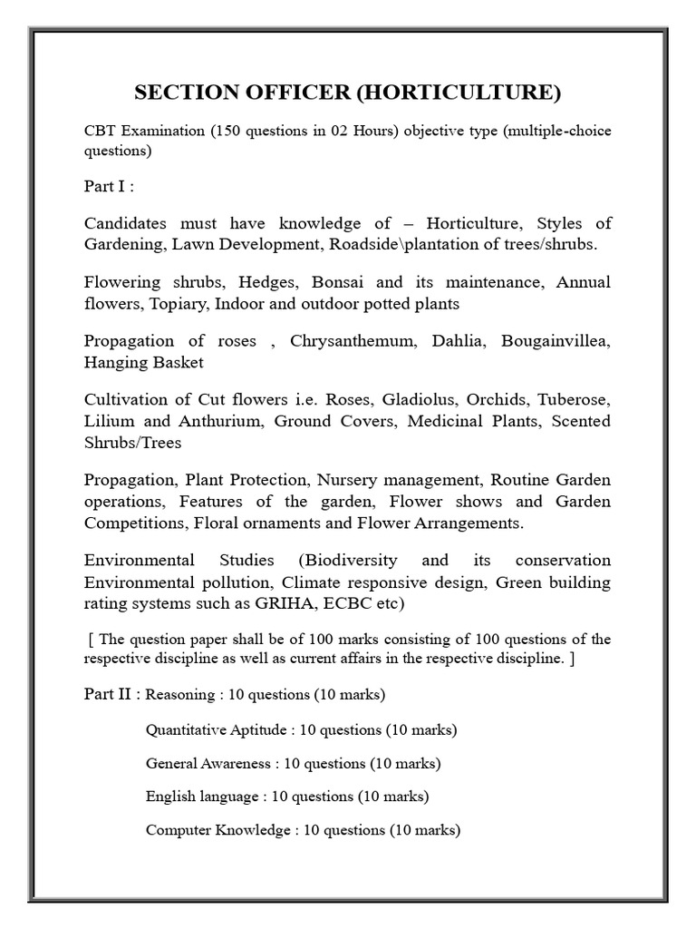 Section Officer | PDF