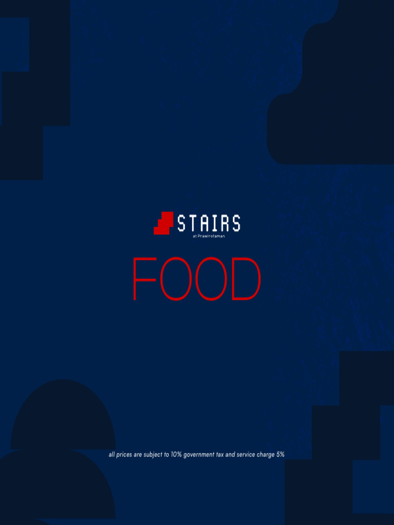 Stairs Menu Highlights | PDF | Sauce | Salad