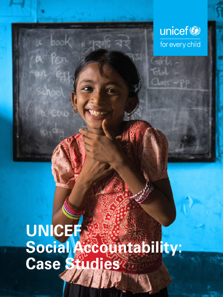 UNICEF Social Accountability Case Studies | PDF | Poverty | Poverty ...