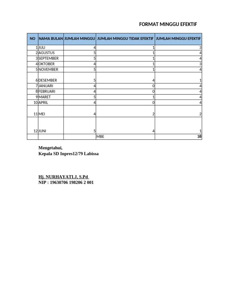 Format Me Prota Promes Fix | PDF