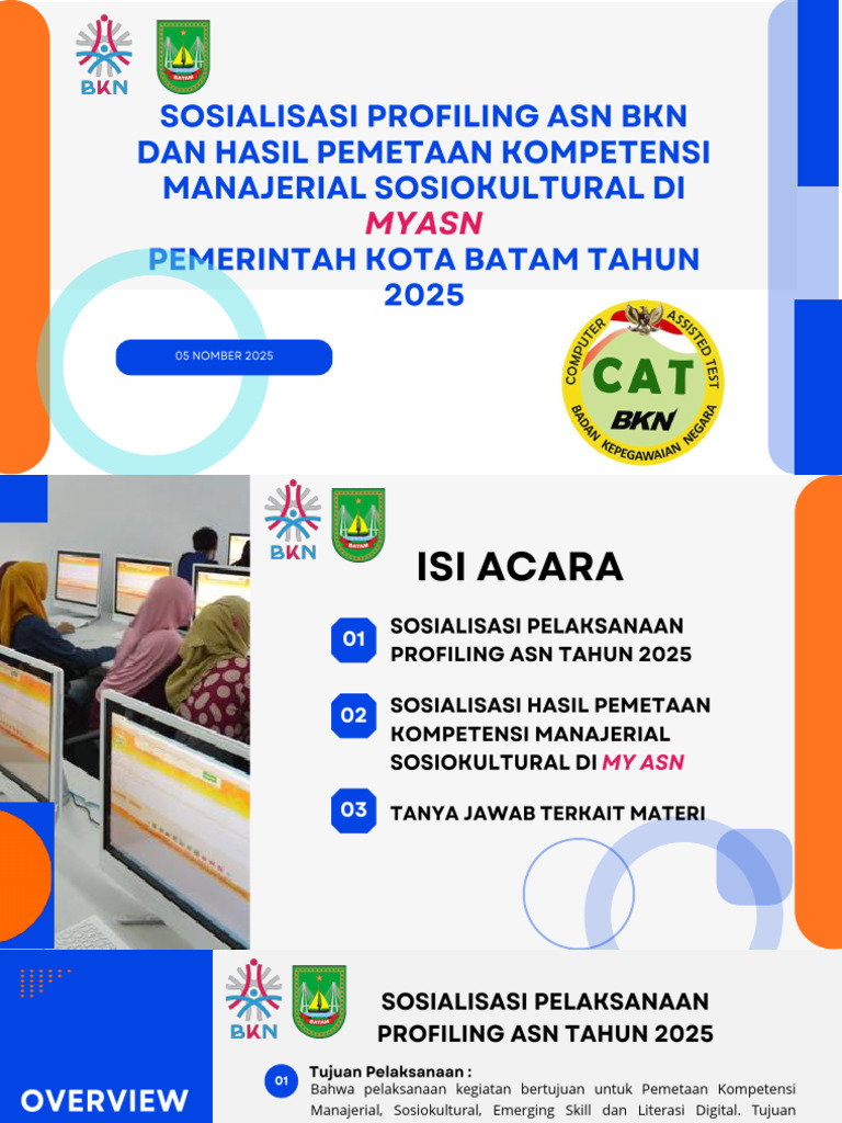 Sosialisasi Profiling ASN 2025 Batam | PDF
