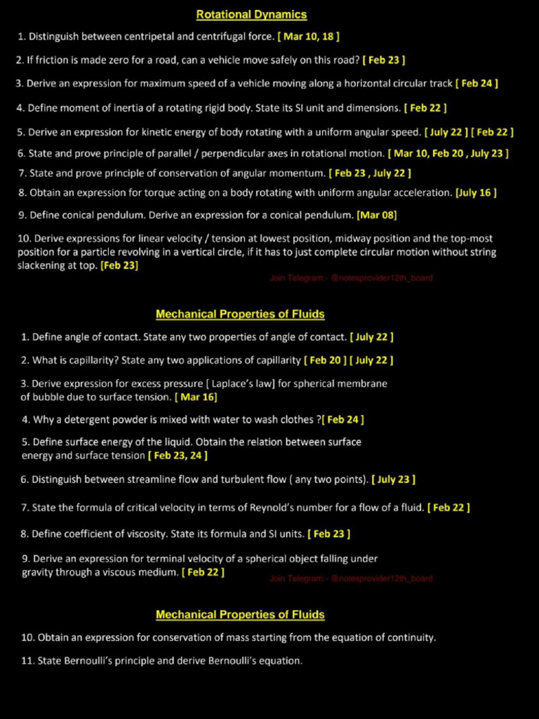 Physics Most Imp | PDF