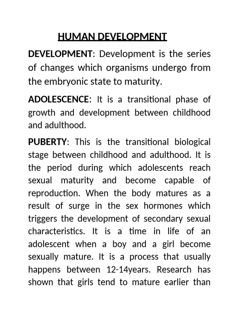 Understanding Puberty and Menstruation | PDF | Menstrual Cycle | Puberty
