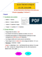 Chapi1 - Eléctricité Loi de Colomb