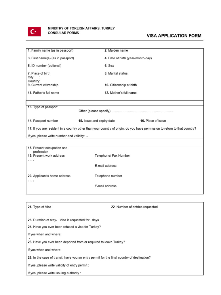 Turkey 1 | PDF | Travel Visa | Passport