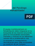 Rol Del Psicólogo Rehabilitador