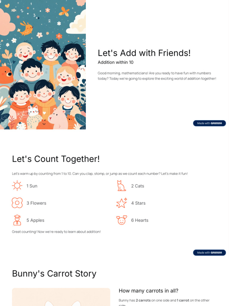 Fun Addition Activities for Kids | PDF