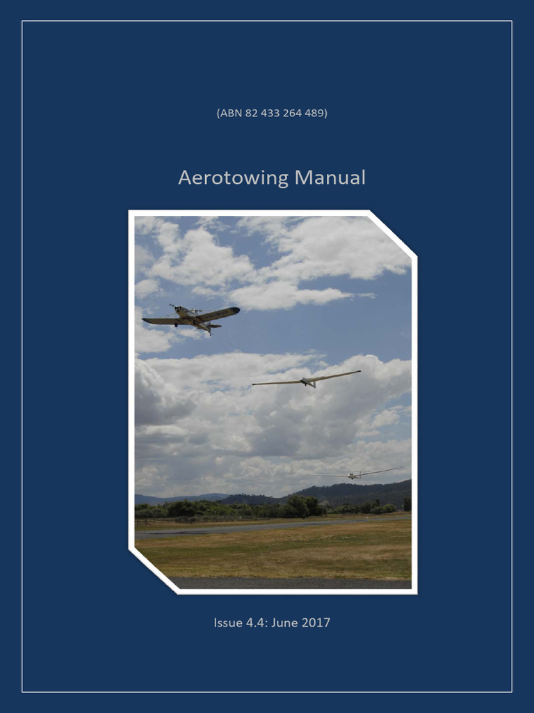 GFA Aerotowing Manual Overview | PDF | Gliding | Glider (Sailplane)