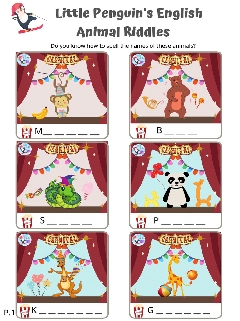 Animal Riddles for Kids | PDF