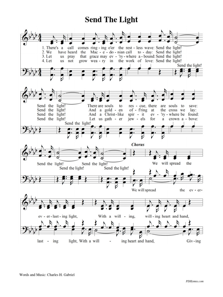 Send The Light Arr4 N | PDF