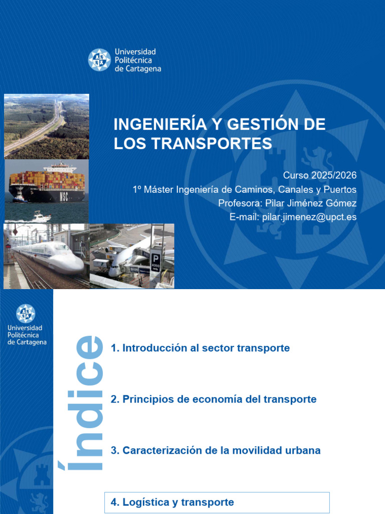Logística y Transporte en Ingeniería | PDF | Gestión de la cadena de ...