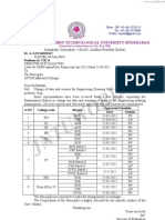 Letter To Principlas Engg Drawing Exams Rescehduling at Some Centers