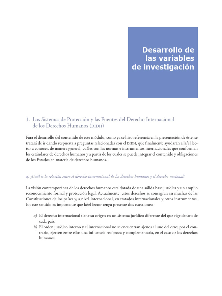 Fuentes del Derecho Internacional de DDHH | PDF | Convenio europeo de ...
