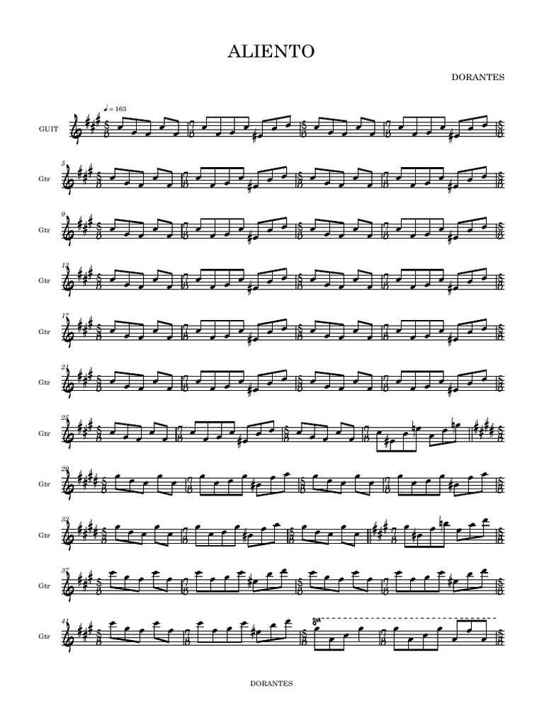 Aliento Guitarra | PDF