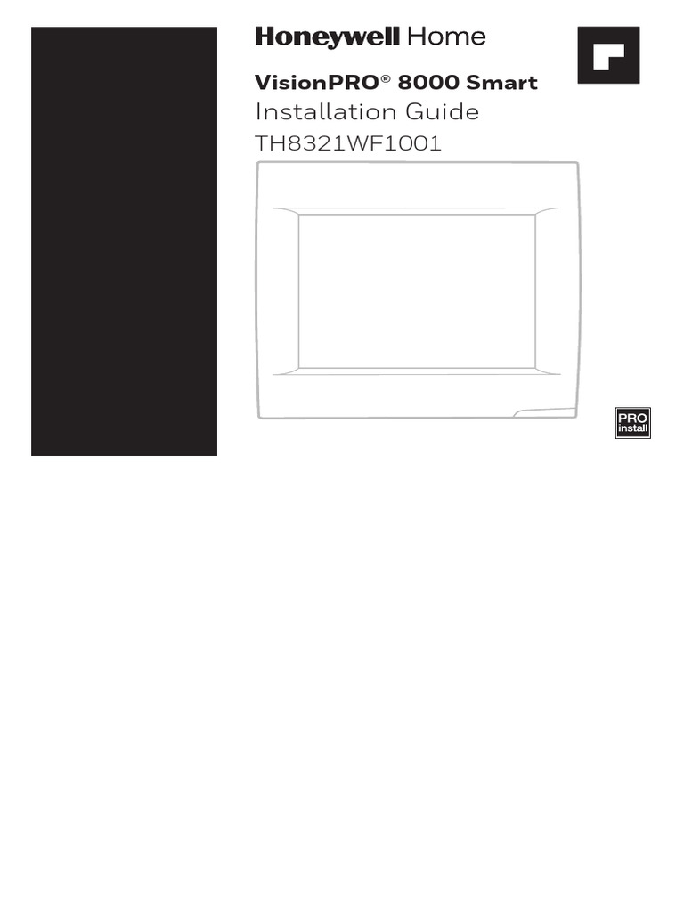 VisionPRO 8000 Smart Thermostat Guide | PDF | Alternating Current ...