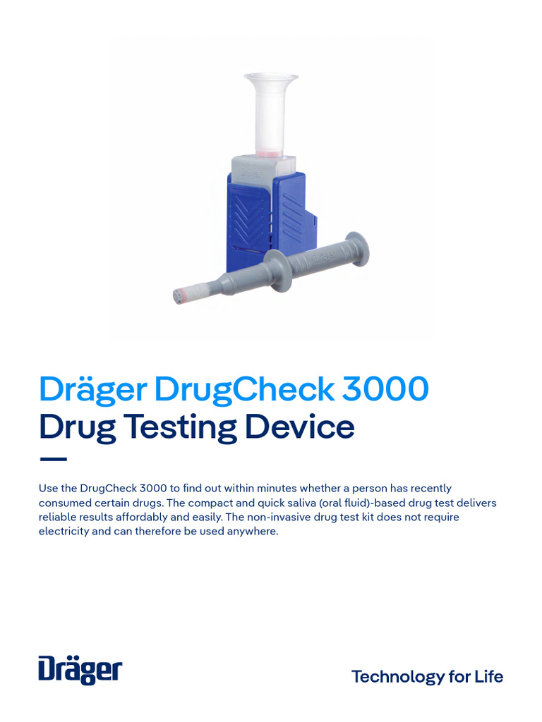 Dräger DrugCheck 3000 Detection Times | PDF | Drug Test