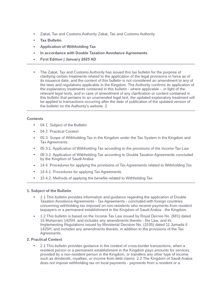 WHT Via Dtas Eng | PDF | Taxes | Double Taxation