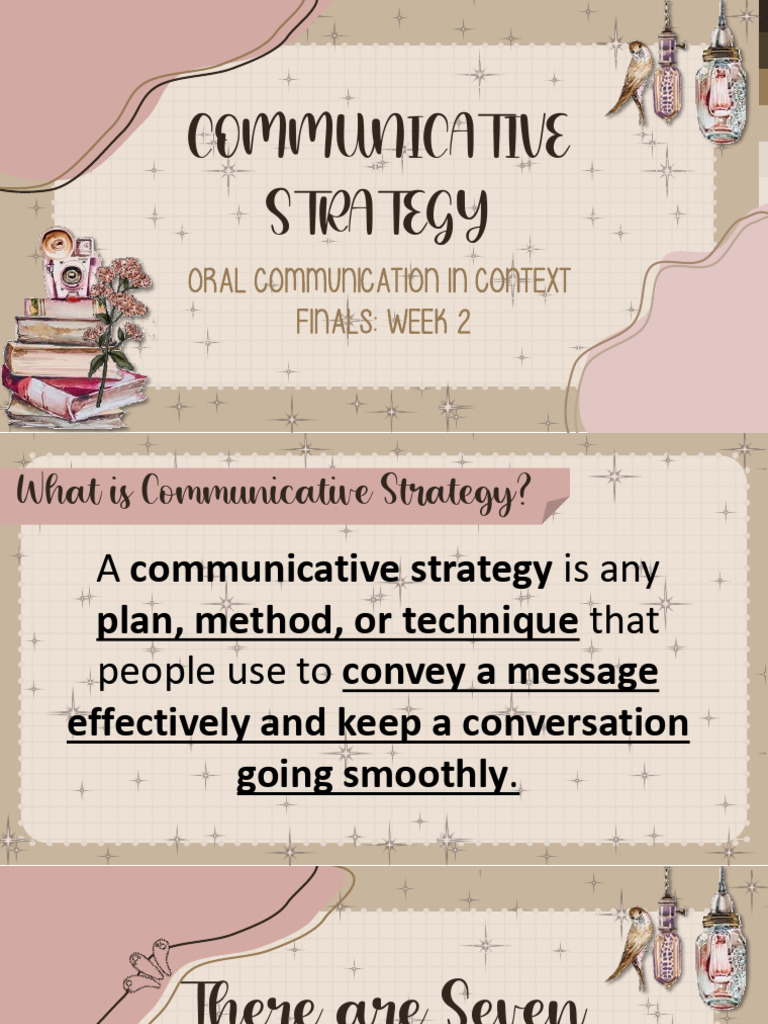 W2-FINALS-Communicative-Strategy | PDF