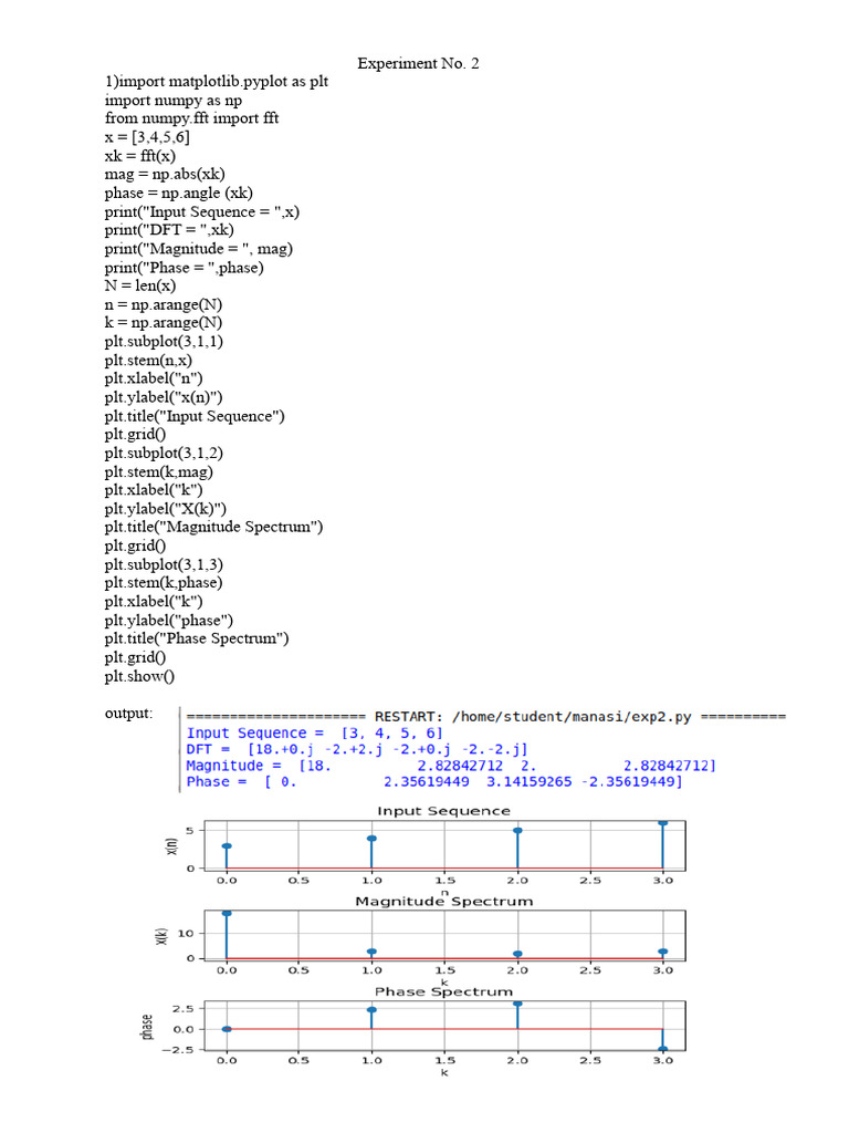 FFT Analysis and Convolution Methods | PDF