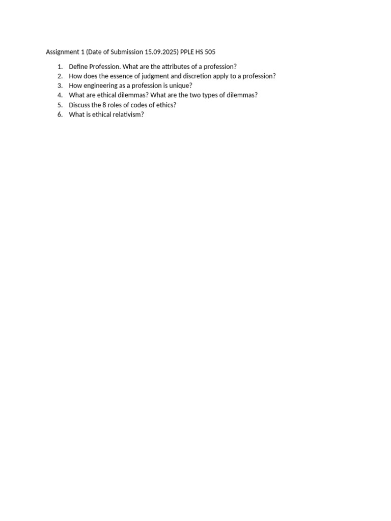 Assignment 1.2025 | PDF