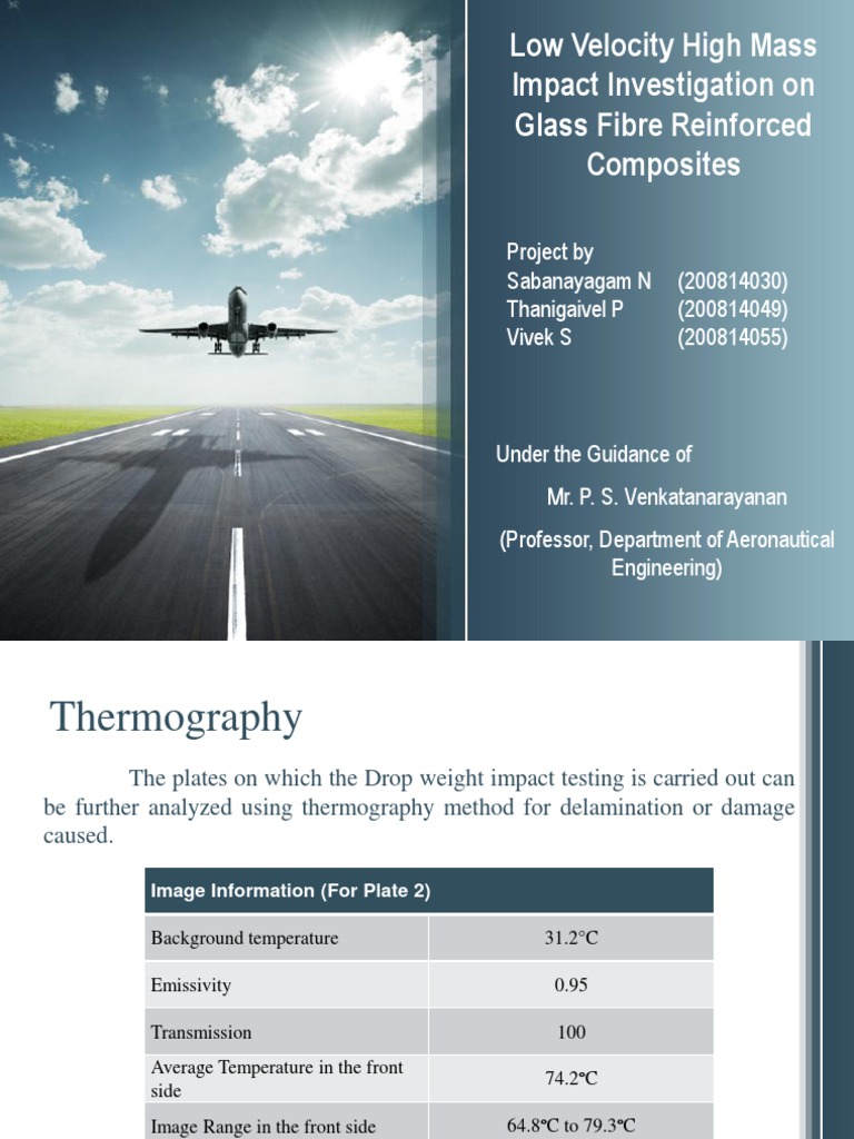 Low Velocity High Mass Impact Investigation On Glass Fibre Reinforced ...