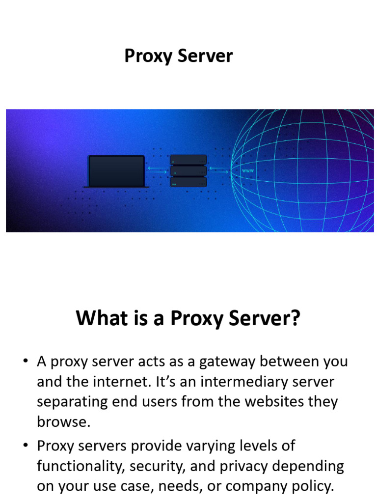 Understanding Proxy Servers Explained | PDF | Proxy Server | World Wide Web