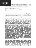 TESTES PSICOLÓGICOS E TÉCNICAS PROJECTIVAS