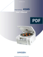 User's Manual: Benchtop Centrifuge