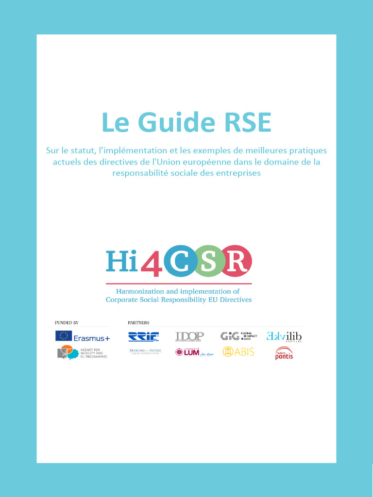 Guide des Pratiques RSE de l'UE | PDF | Responsabilité sociétale des ...