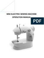 Mini Sewing Machine Manual