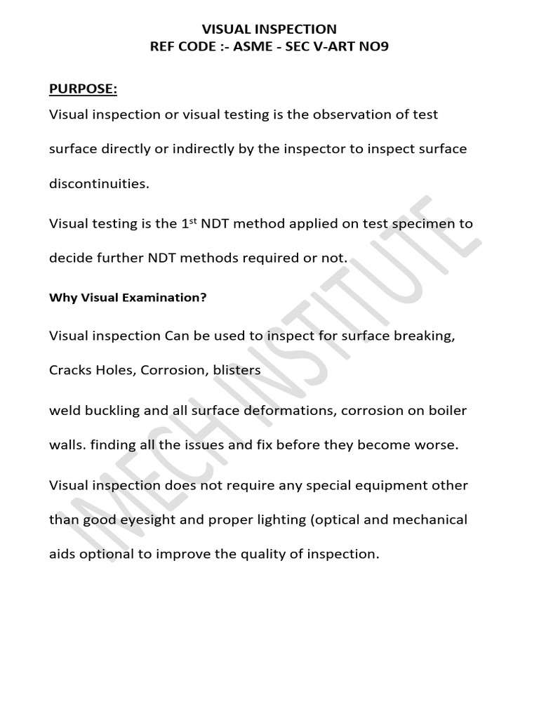 Visual Inspection Techniques and Tools | PDF | Visual Perception | Eye