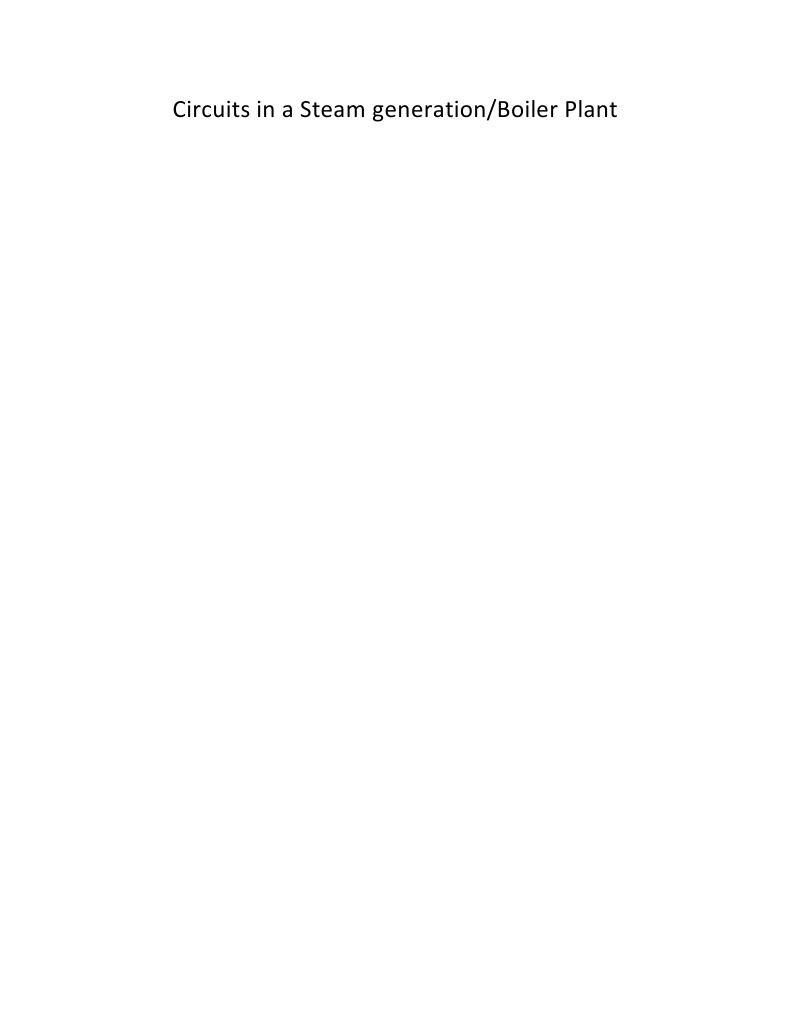 Circuits in A Steam Generation..BP | PDF