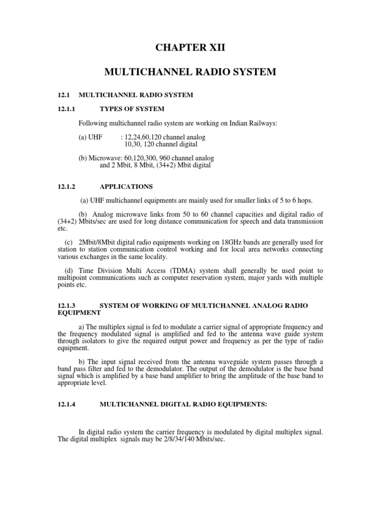 Chapter XII | PDF | Signal To Noise Ratio | Radio
