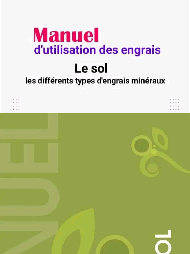 PDF - Differnts Types D Engrais | PDF
