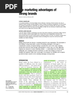 Download Hoeffler  Keller 2003 the Marketing Advantages of Strong Brands by Gizem Gnday SN94414609 doc pdf