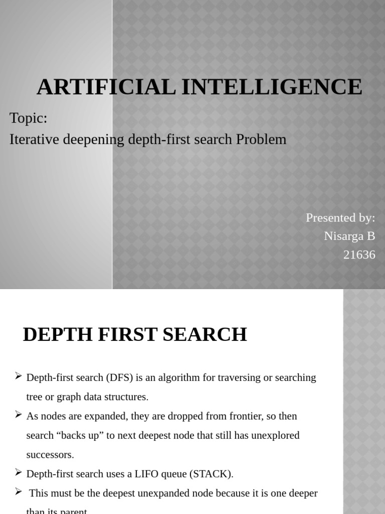 DFS Algorithm Overview and Analysis | PDF