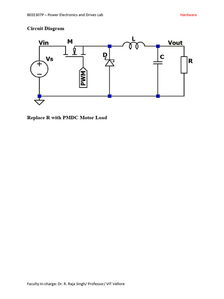 Exp. 7 PMDC Motor Control Using Buck Converter | PDF | Power ...