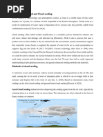 Artificial Rain: Techniques and Chemicals | PDF | Ice | Cloud