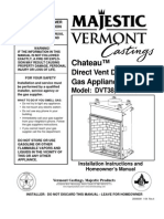 Chateau™: Direct Vent Decorative Gas Appliance