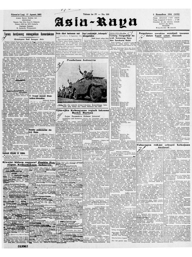 Asia Raya 1945 | PDF