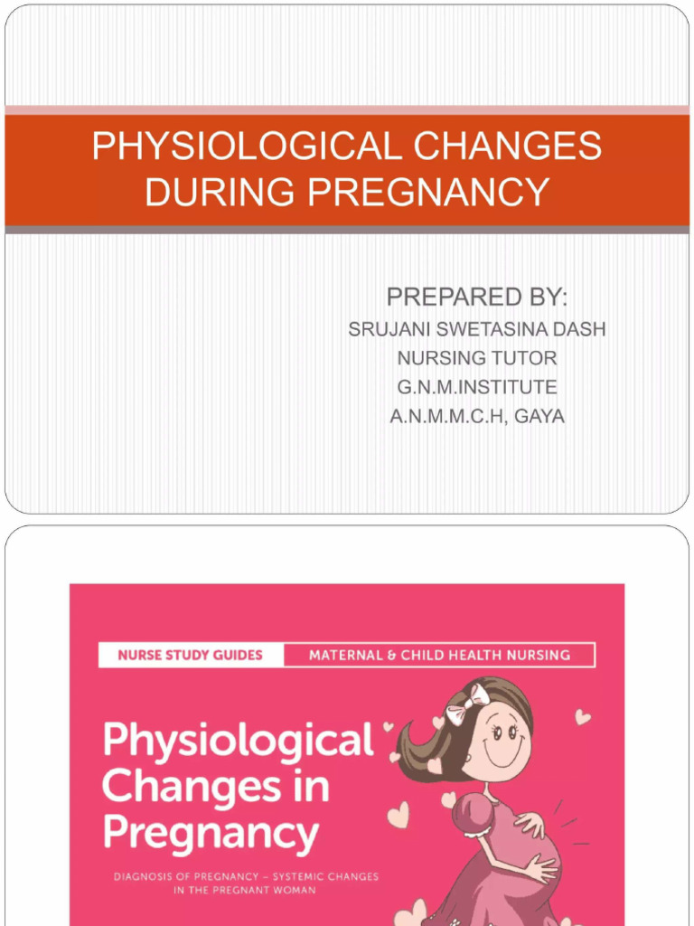 Physiological Changes During Pregnancy | PDF