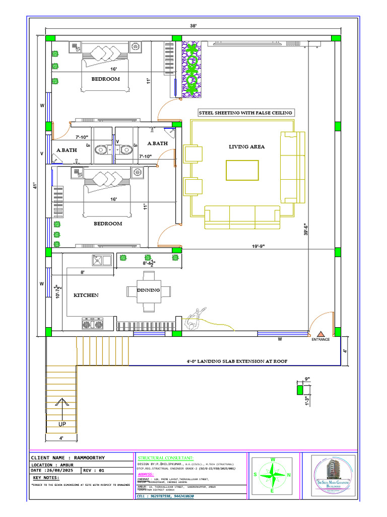 Detailed Floor Plan and Design Layout | PDF
