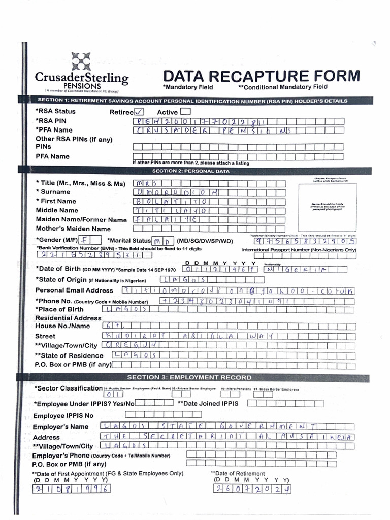 Pension Docs | PDF