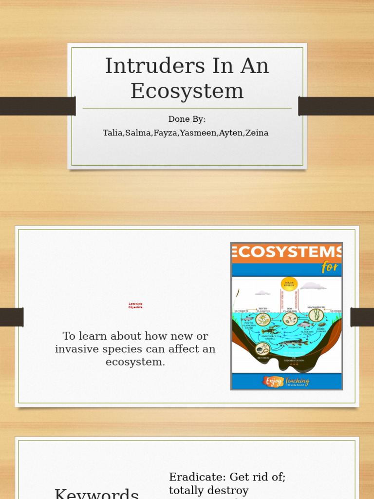 Impact of Invasive Species on Ecosystems | PDF