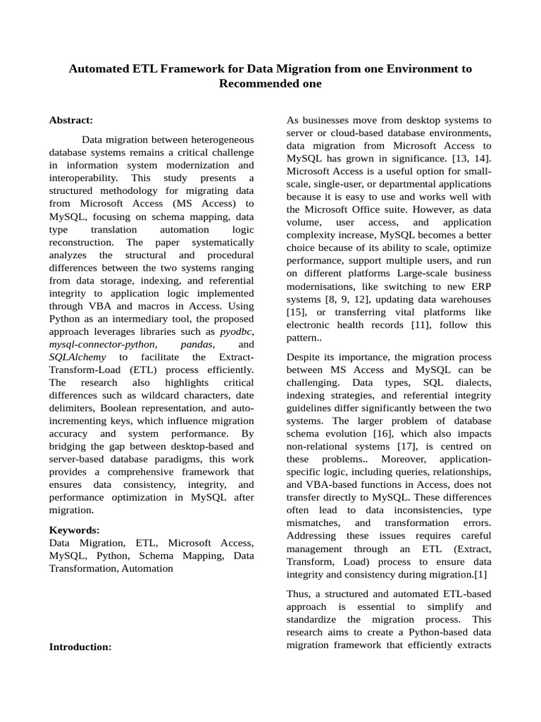 Research With Citation | PDF | Microsoft Access | Databases