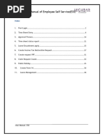 HRMS User Manual for Employees | PDF