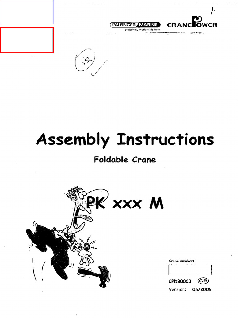 Crane Assembly Instructions Guide | PDF | Crane (Machine) | Welding